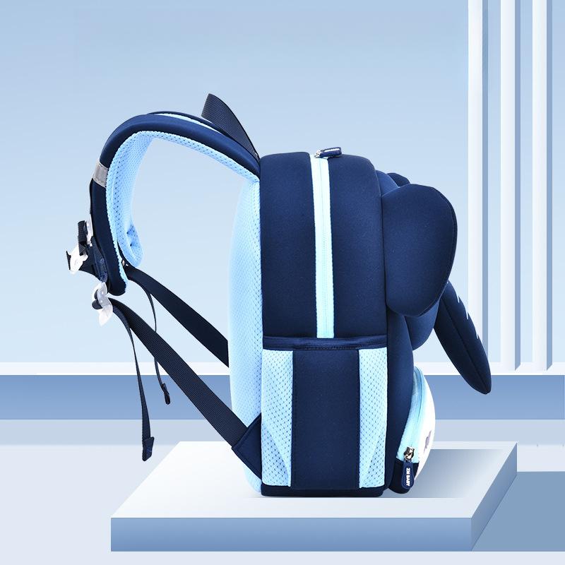 New Kindergarten Schoolbag Cartoon Bag Anti-lost Children's Bag Light Diving Material Student Schoolbag