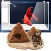 Aquariumdecoratie Kleurvast Anti-vervormd Valbestendig Geen vervuiling Piramide Sfinx Poreuze Rotstuin Aquariumdecoratie voor aquarium