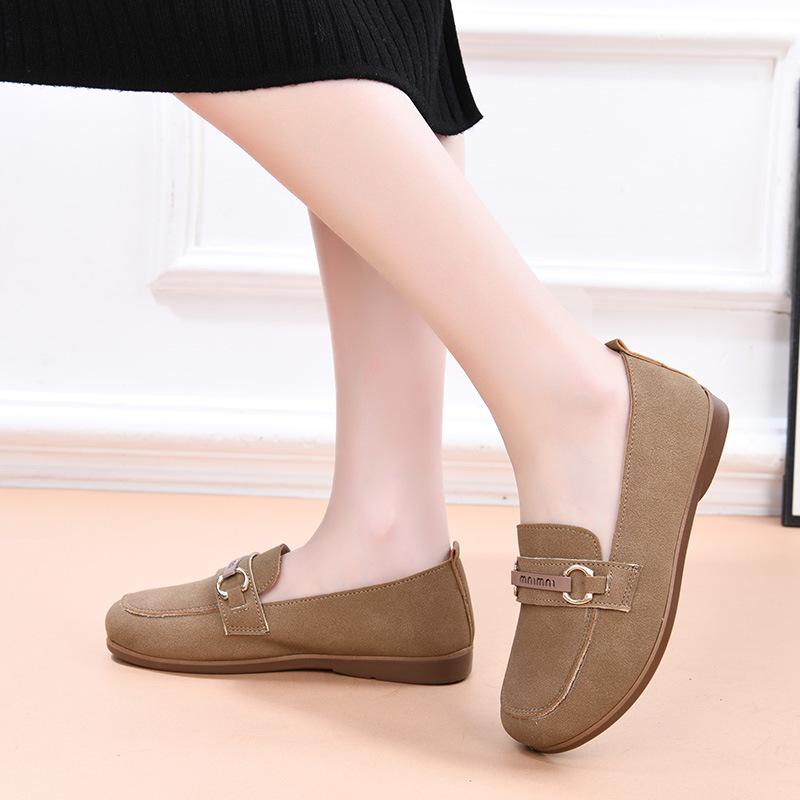Весна и Осень Новые Тканевые Туфли Женские Одинарные Туфли Мягкая Подошва Модные Повседневные Туфли-лодочки Женские 36 1629₽