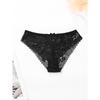 Ladies Summer New Sexy Lace Lace Bow Cross Belt Mid Waist Triangle Briefs