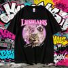 2025 Summer Lesbians Eat What Graphic T-shirt Men Women Fashion Oversized Streetwear Unisex 100% Pure Cotton Printed T-shirt Y2k
