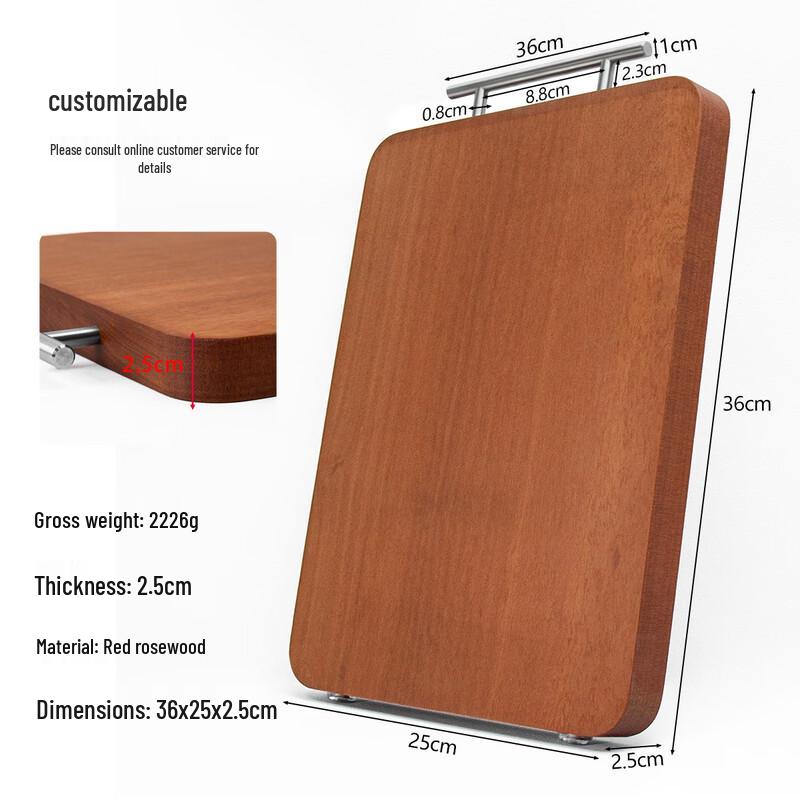 Spruce Wood T-Handle Cutting Board