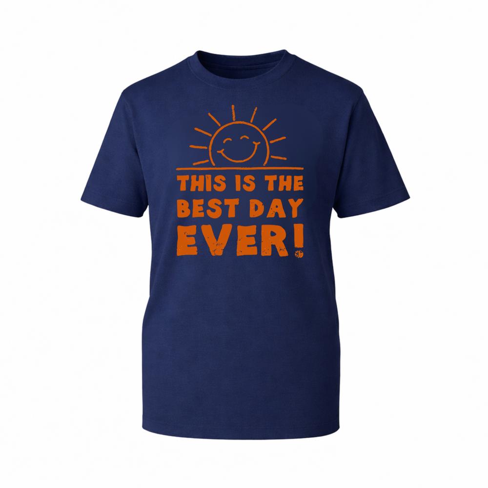 Happy Sun Graphic TShirt This Is The Best Day Ever Unisex Novelty Gift TTop S