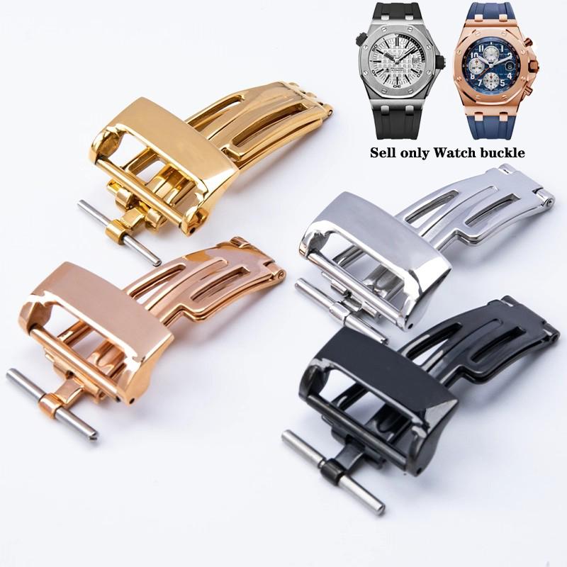Folding Clasp 18mm TopStainless Steel Fold Buckle For AP Strap For Audemars Belt For Piguet Accessories Leather Rubber Watchband