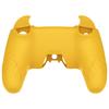 PlayVital PS5 Controller Silicone Cute Controller Cover Skin Protector with Thumb Grip Caps Touchpad Stickers Cover, (Demon Style) & (Yellow)