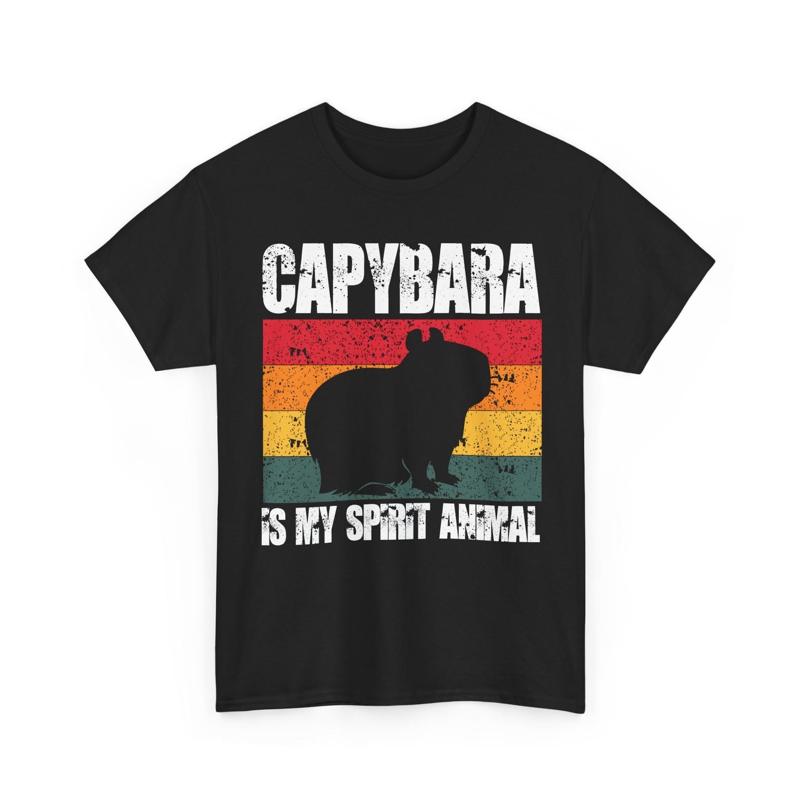 Capybara Is My Spirit Animal T-Shirt, Rodents Capybara Lovers Women Men Shirt S