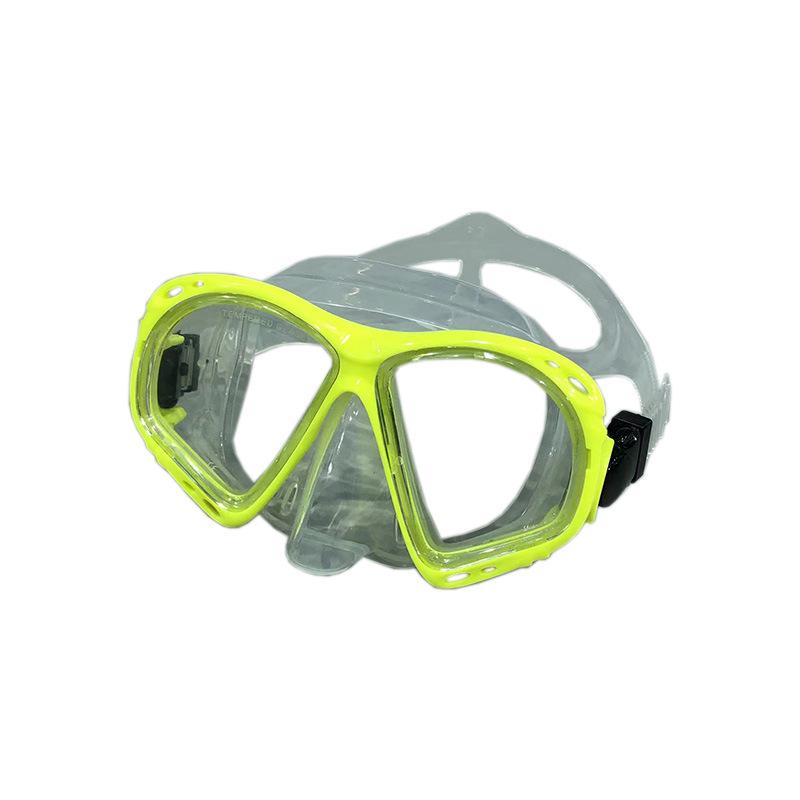 High-Definition Transparent Silicone-Free Diving Mask with Ultra-Wide Field of View