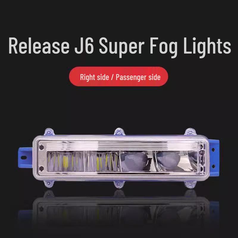 LED Headlight Assembly with DRL for FAW Jiefang J6/J6P/J6M - Double Lens Modified Single Piece