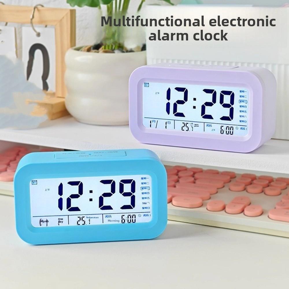 Snooze Feature LED Electronic Alarm Clock LED Display Desktop Table Clock Desktop