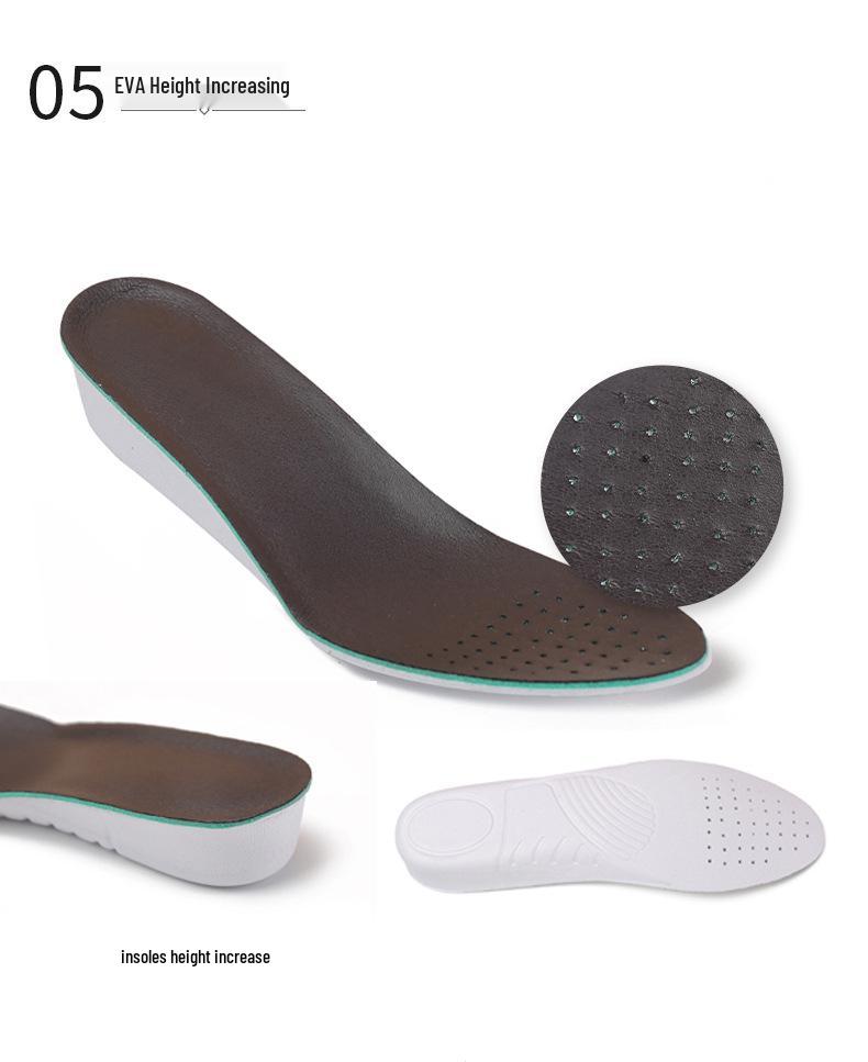Men's Height-Increasing 8CM Formal Leather Shoes - Korean Style, Pointed Toe, Breathable, Casual, British Trend