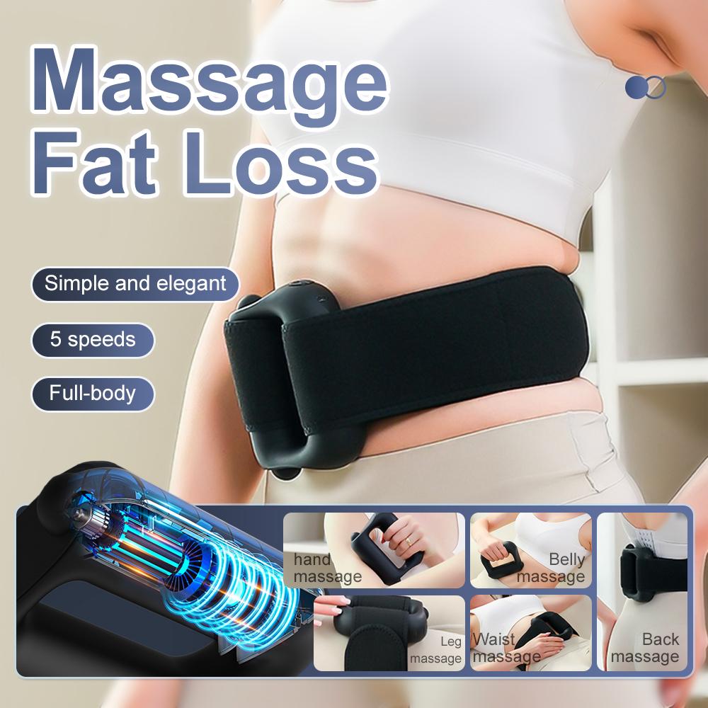 Elektrický vibrační masážní přístroj pro spalování tukové hmoty břicha a nohou pro muže a ženy, přenosný elektrický relaxační vibrační masážní přístroj na svaly