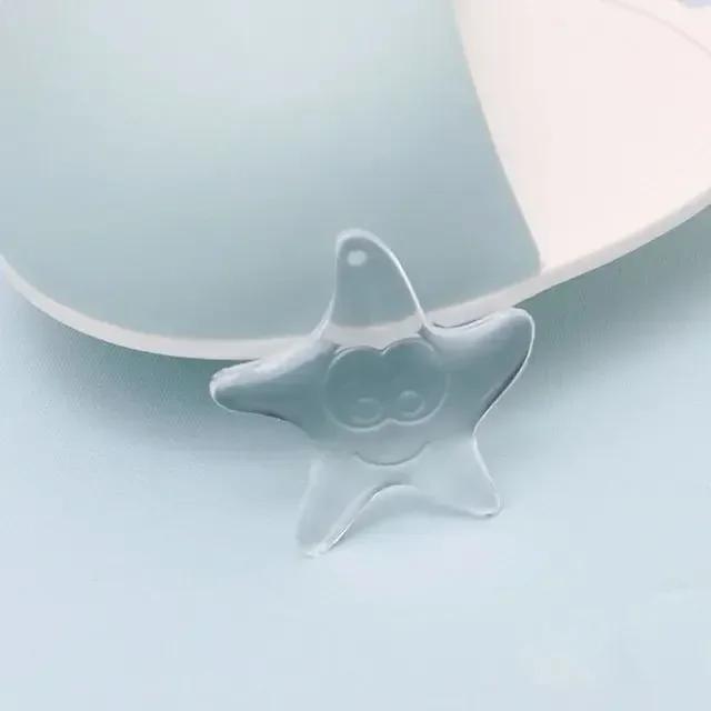 Self Adhesive Door Stopper Transparent Silica Gel Door Handle Buffer Wall Protection Catch Doorknob Bumper Furniture Protective