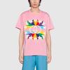 Gucci SS21 G Printing Cotton Short Sleeve Pink Men's 548334-XJDNH-5904