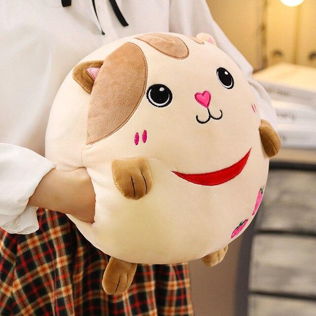1pc 30cm Soft Animal 3 In 1 Pillow With Blanket Kawaii Plush Dinosaur Unicorn Elephant Cat Toy Stuffed Handwarmer For Children