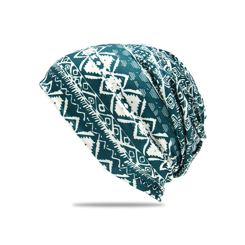 Hat Headscarf Printing Outdoor Breathable Warmth Bean Cap Unisex Hat Fashion