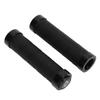 2PCS Bike Handlebar Grips Anti Slip PU Handlebar Cover Shockproof Mountain Bike Handles Black