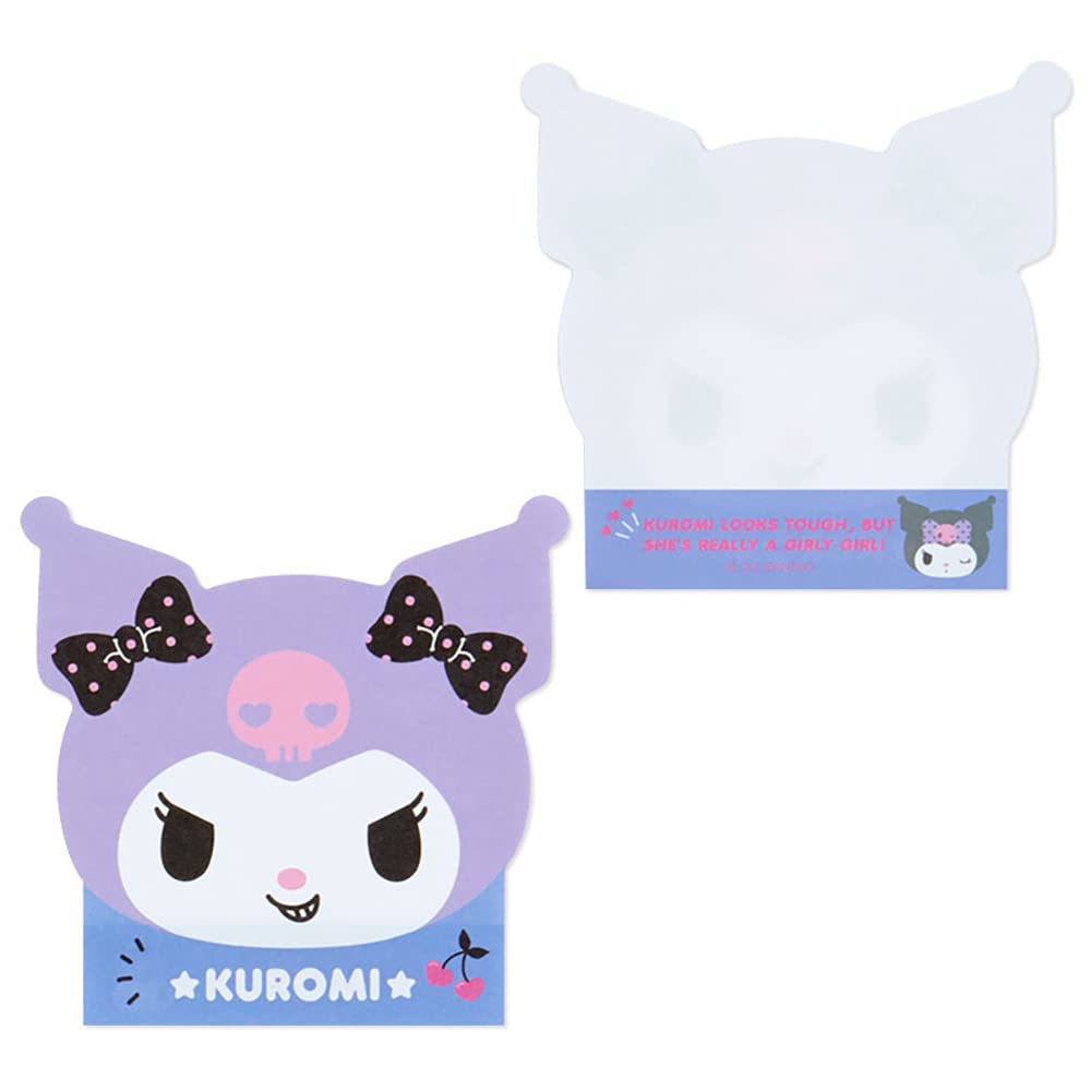 Sanrio Kuromi Character Face Shaped Memo Pad 932507