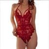 Sexy Underwear Women's Sexy Lace Temptation Hollow Perspective Pure Desire Tight Open Onesie Free of Passion