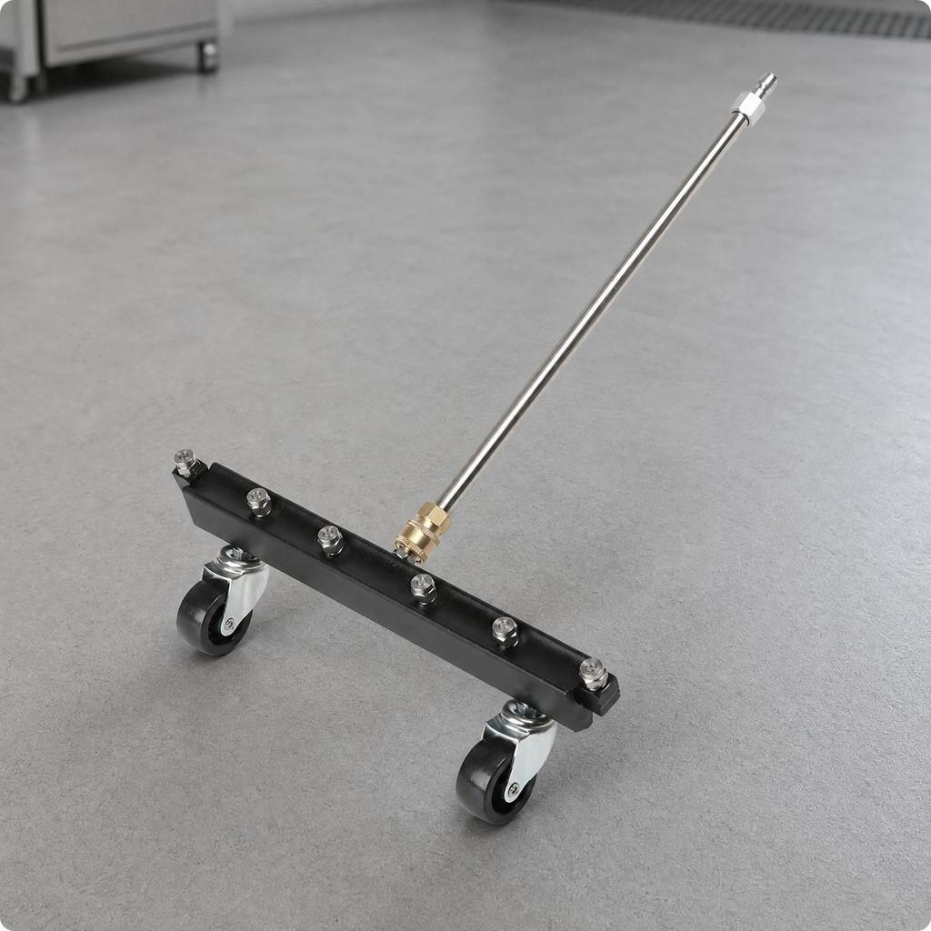 Rolling Undercarriage Pressure Washer Attachment Sleek for Garage Work