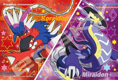 ENSKY Pokemon Koraidon Miraidon 26 X 38cm Ghibli Jigsaw Puzzle 108 Large Piece JIGSAW PUZZLE & 108-L783