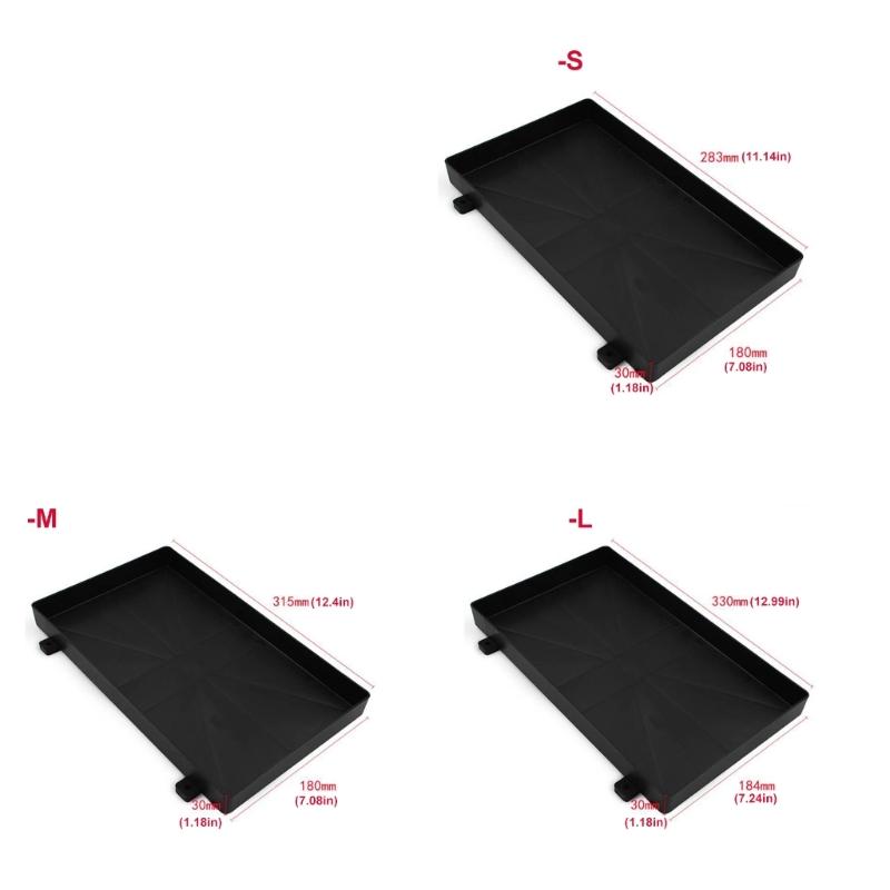 Corrosion Proof Car Boat Campers Battery Tray Battery Fixing Holder Impact Resistant PC for Automotive, Marine, Boat