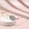 New Trendy Oval Frame Diamond Photochromic Myopia Glasses Fashion Anti Blue Light High-definition Ultra Light Near Sight Glasses