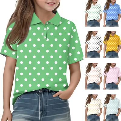 Codzienne Casualowe Koszulki z Krótkim Rękawem i Nadrukiem dla Dzieci T-shirty Koszule