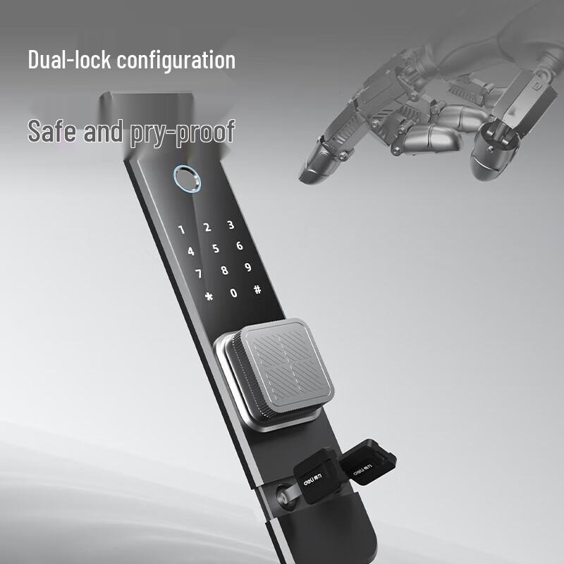 Deli Home Office Fingerprint Password Safe