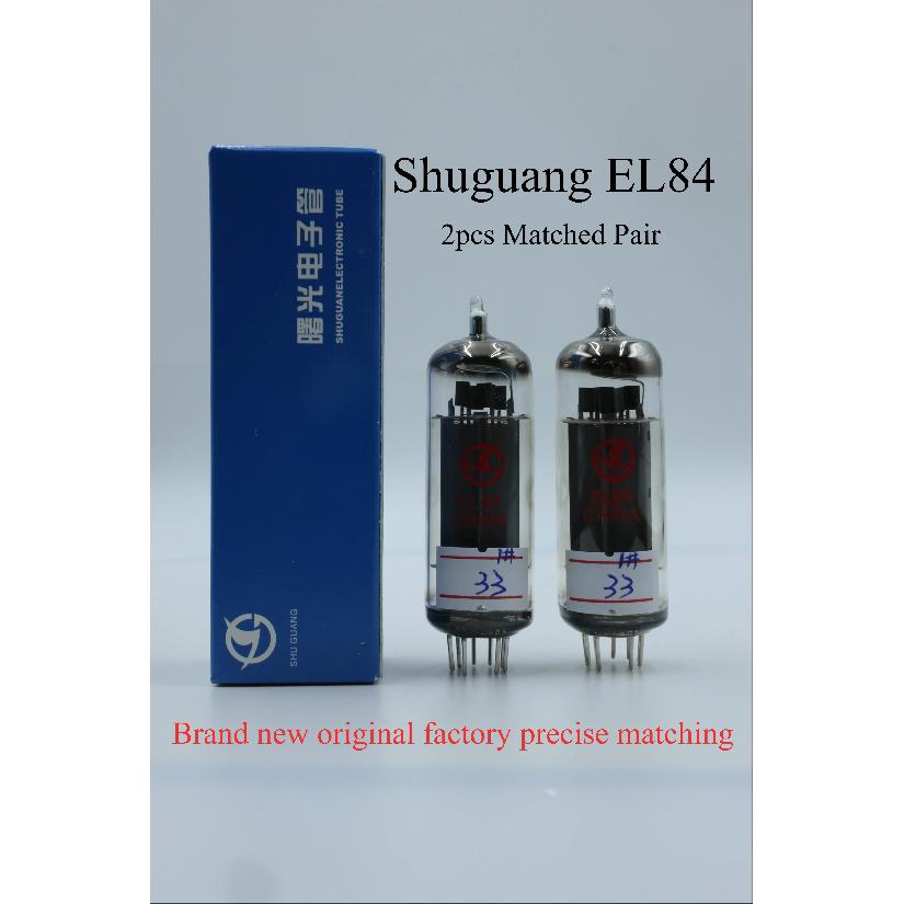 1-4pcs EL84 Shuguang Vacuum Tube Upgrade N709 6BQ5 6P14 Electronic Tube Amplifier Kit DIY HIFI Audio Valve Matched Quad Genuine