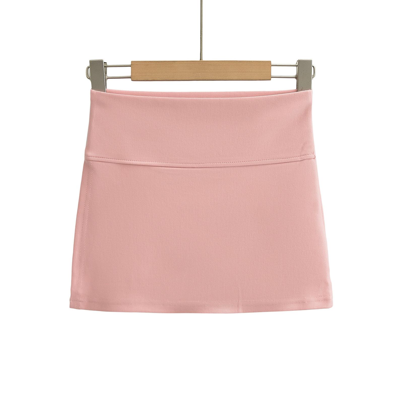 

2025 Сексуальная юбка для йоги с боковым разрезом, женская сексуальная юбка с высокой талией, юбка с закрытой спиной L