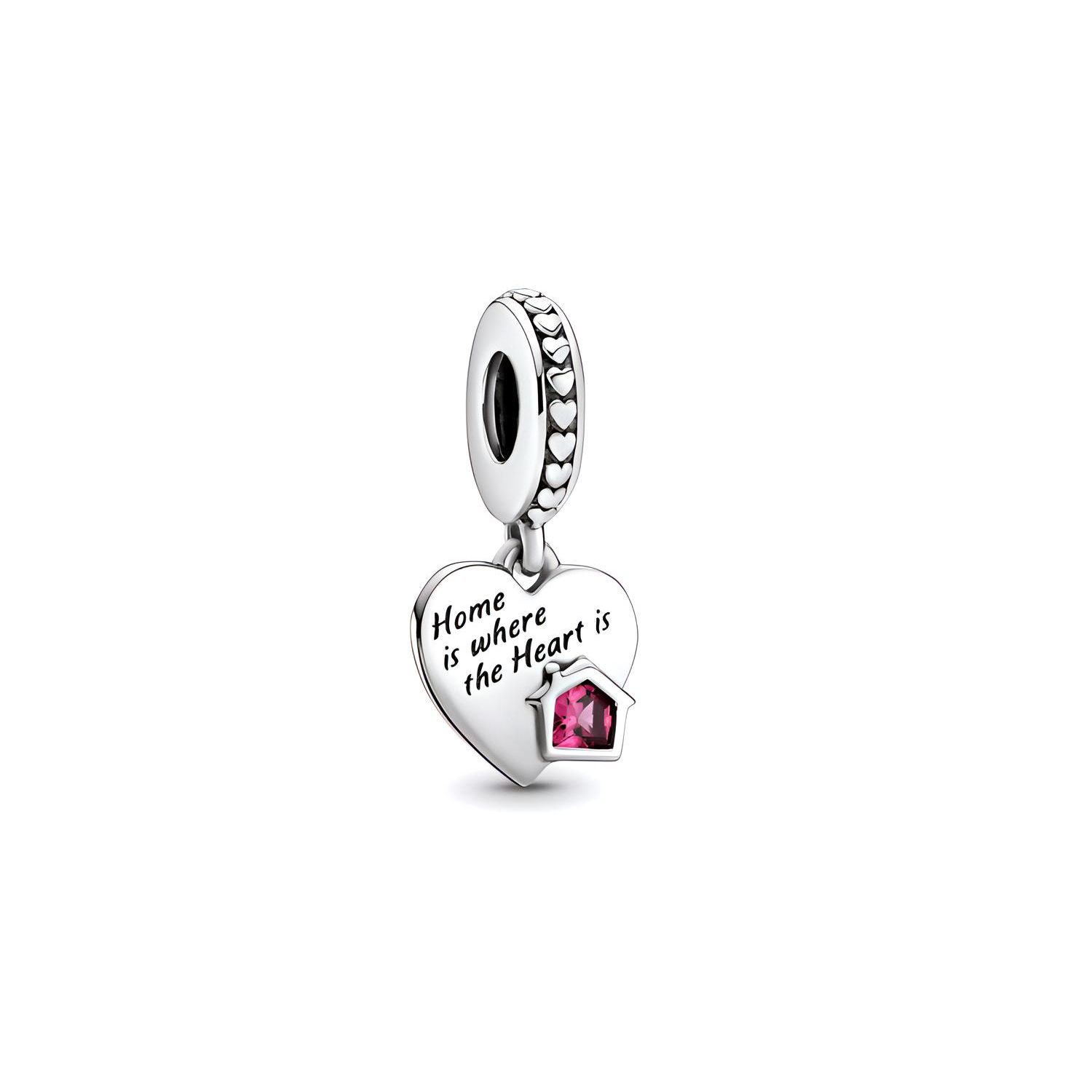 Pandora I Love My Home Heart Pendant Unisex Jewelry Silver 799324C01 Silver