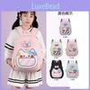 Cute Cat Cartoon School Backpack For Children Stylish And Functional For Everyday Use