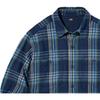 Uniqlo Plaid Long Sleeve Shirt Unisex Shirts Dark-Blue 453053-68