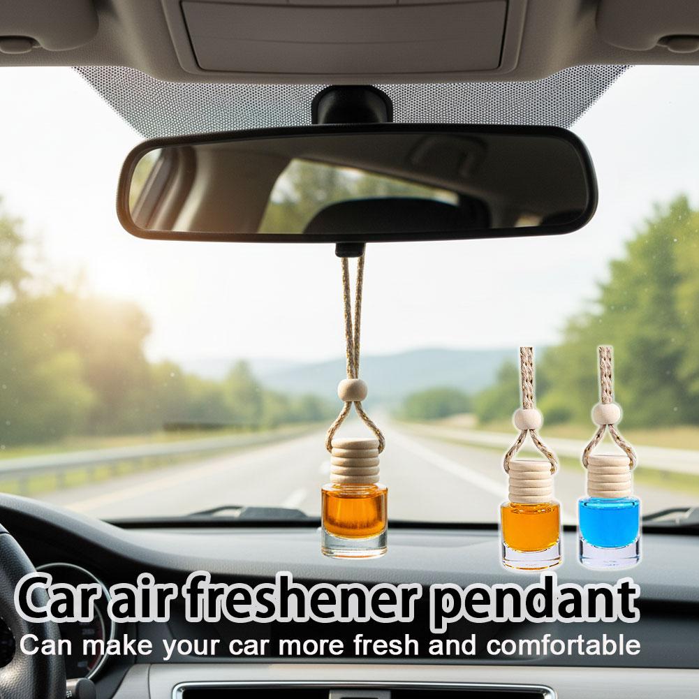 Premium Car Aromatherapy Pendant Natural Essential Oils Air Purifier Stress Relief Long Lasting Fragrance Comfortable Driving