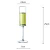 2pcs/Set 100-200ml Creative Art Shape Champagne Cup Gold Mouth Goblet Festival Family Tasting and Smelling Wine