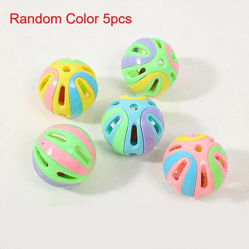 

Large Colorful Splicing Bell Ball - Cat Self-Play Interactive Toy with Jingly Bells, Random Colors Pet Toy for Kittens & Cats