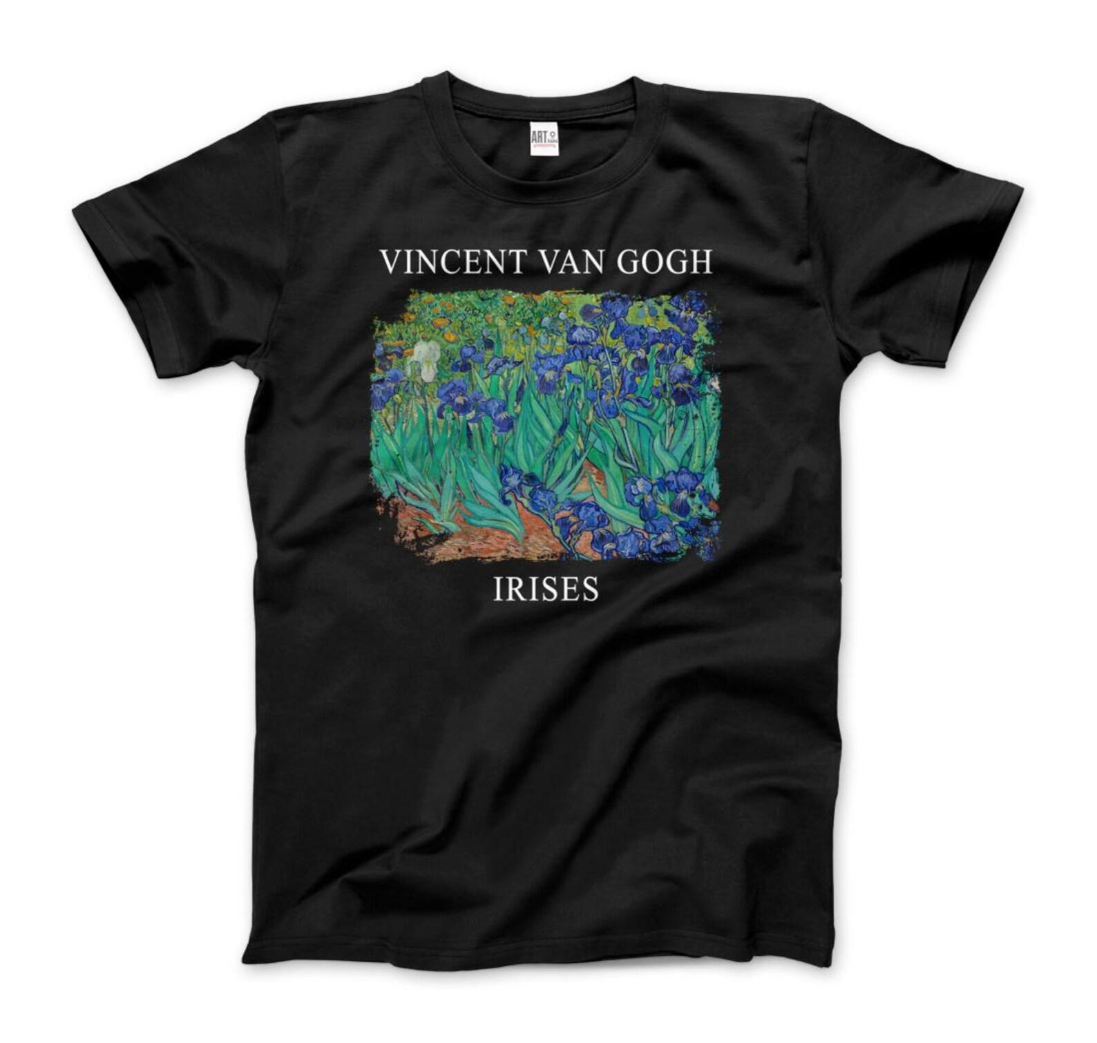Vincent Van Gogh - Irises, 1889 Artwork T-Shirt 3XL