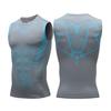 Vestă sport pentru bărbați Slim Fit Elasticitate ridicată Gâtul O Cu uscare rapidă Fără mâneci Compresie Figura de modelare Sală de sport Alergare Baschet Tank Top