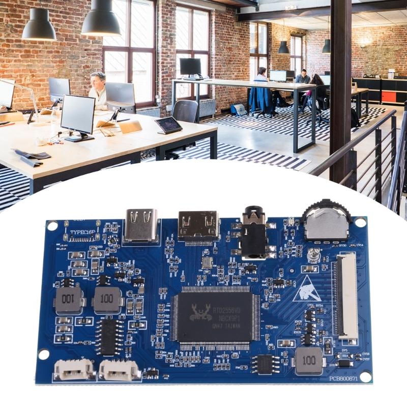7" 8" and 10.1" LVDS Driver Board TypeC USB Powered Support HDMI1.4 MINI HDMIcompatible 40pin LCD Display Driver