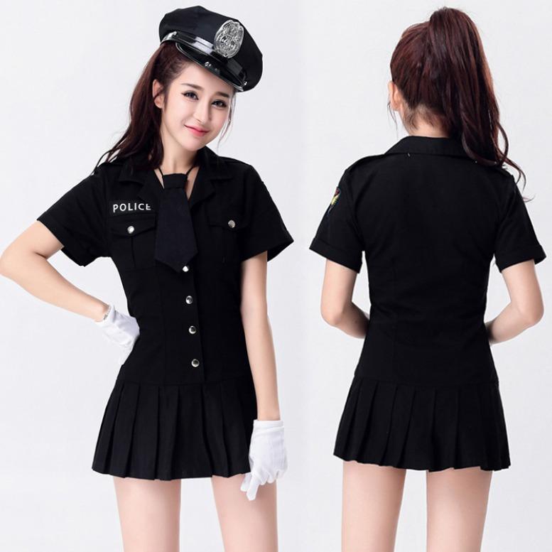 New Sex Suit Cosplay Clothing Female Police SWAT Police Uniform