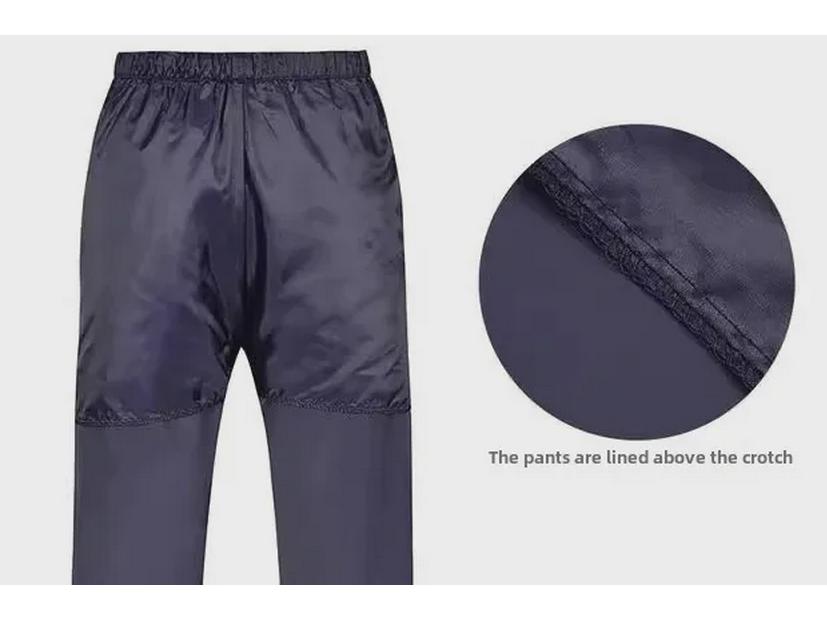 Combinaison imperméable double couche Paradise pour adulte avec logo personnalisé