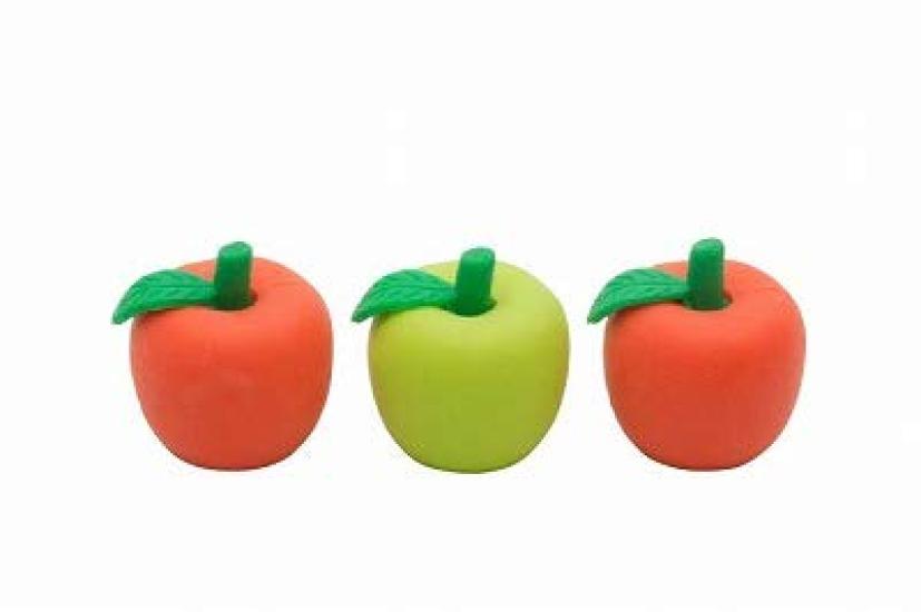 Direct Eraser [Iwako Sales] Apple-shaped (Fruit)