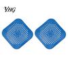 Anti Odor Drain Seal 2PCS Square Cover for Shower Floor, TPR Hair Catcher Filter Stopper, Detachable Deodorizer Pad Bathroom Kitchen And Laundry Room