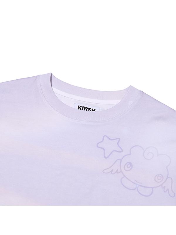 KIRSH X Sunonebird Full Print Big Oversized T-Shirt [Pink]