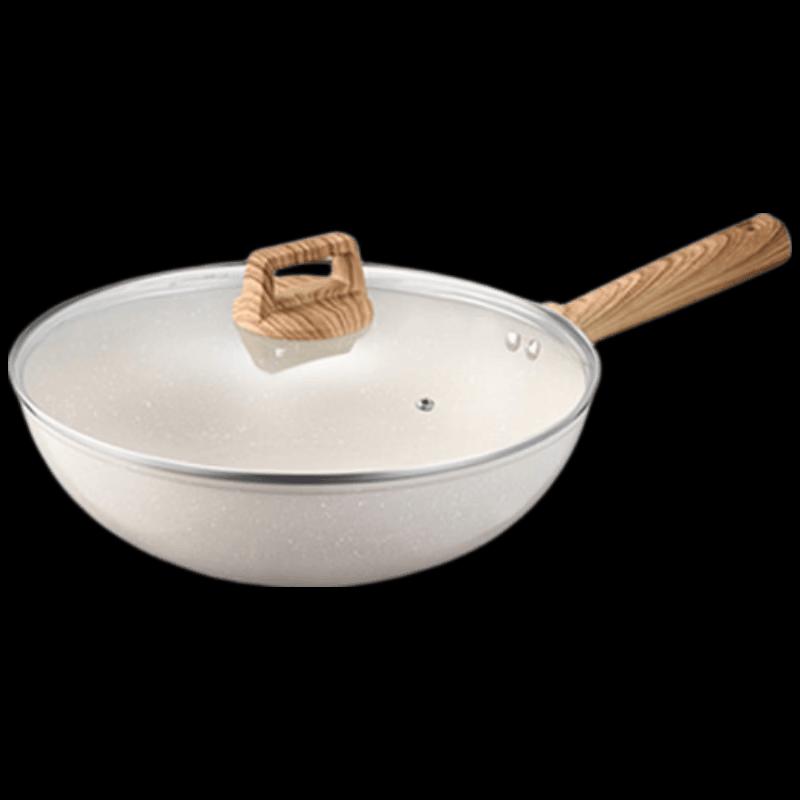 Midea 32cm Titanium Non-Stick Wok Pan