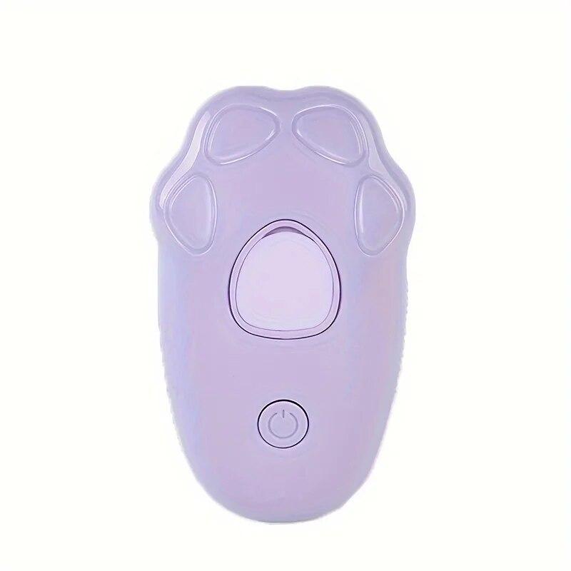 

Цветная паровая расческа для домашних животных, очищаемая, плавающая, удаляет спутанную шерсть, не нужно принимать душ, универсальная для кошек и собак фиолетовый