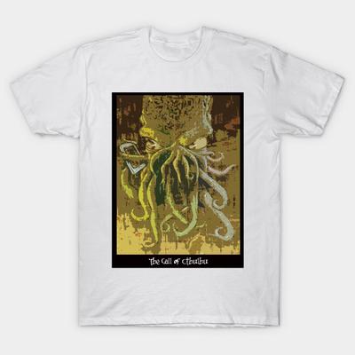 T Shirt Women The Call Of Cthulhu Harajuku Print Kawaii Tshirt Summer Short Sleeve Female T-Shirt Top Tee