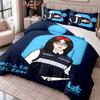 Billie Eilish 3Pcs Bedding Set Duvet Cover With Two Pillowcases For Bedroom Home Decoration