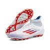 Unisex Adult Kids Football Cleats Artificial Turf AG TF Studs Synthetic Leather Upper Lace-Up High Top