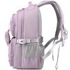 Edison Backpack, with Spine Protection, Lightweight, Reflective, Water-Resistant, Large Capacity, Travel Backpack 2486-5, Light Purple